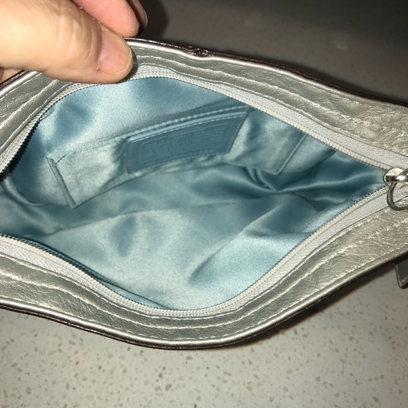 Coach Gold Trim Handbag - Picture 5 of 6